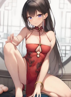 白衣女侠误入淫途，被调教为宦官的淫堕母狗